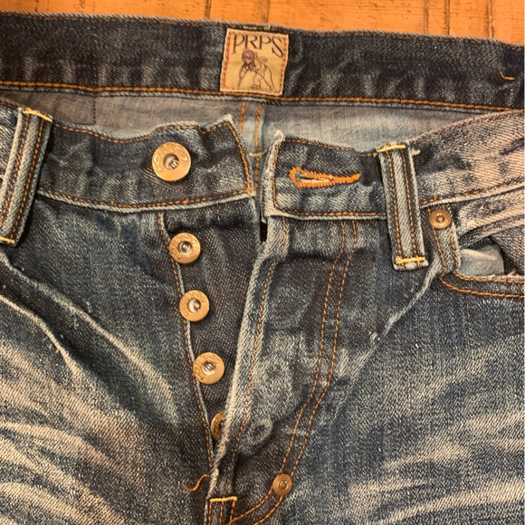 PRPS goods and Co. Denim Jeans - Barracuda Button Fly Straight Leg - Size 28” - Picture 4 of 5